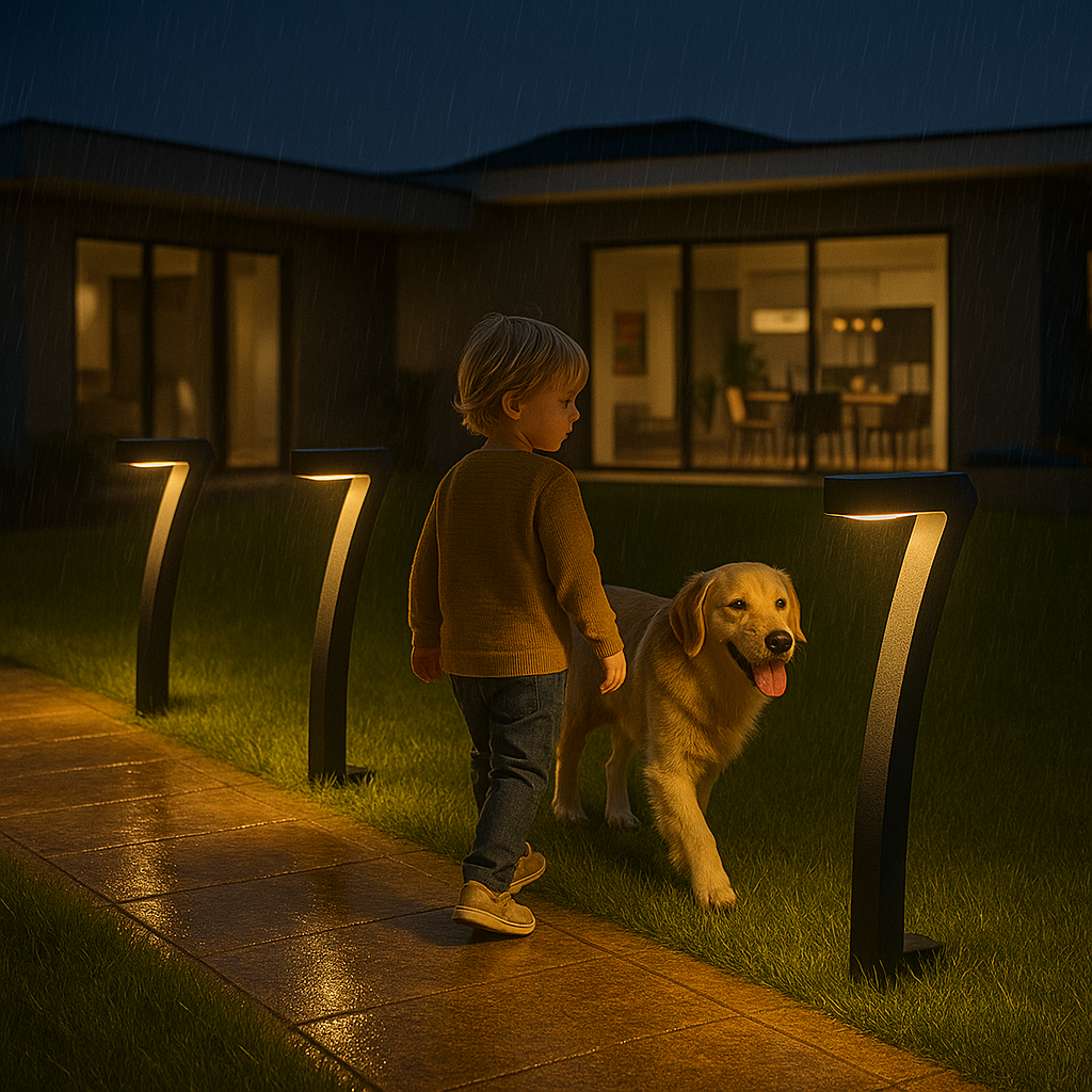 Automatic Waterproof Solar LED Garden Light