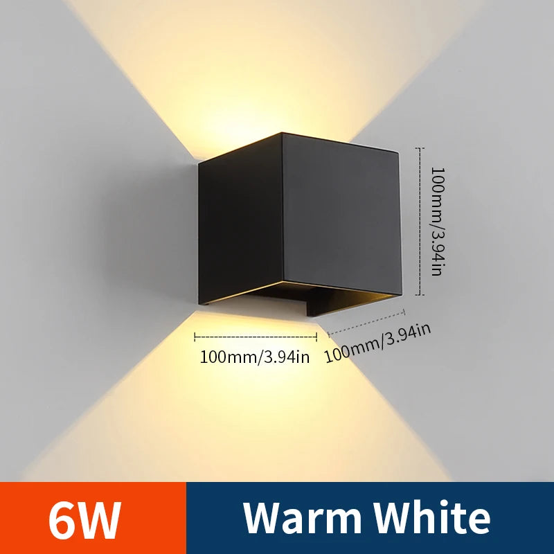 Modern Cube LED Wall Light