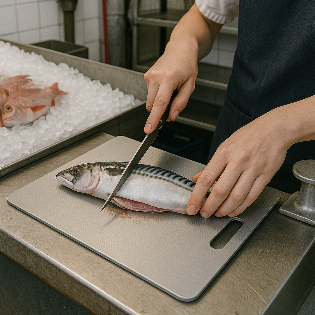 Ultra Hygienic Stainless Steel Kitchen Chopping Board