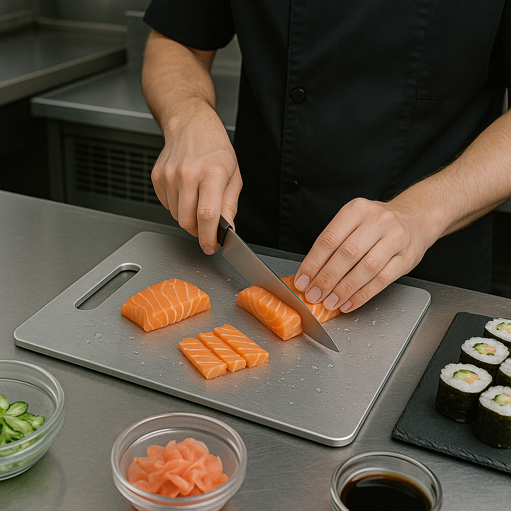Ultra Hygienic Stainless Steel Kitchen Chopping Board
