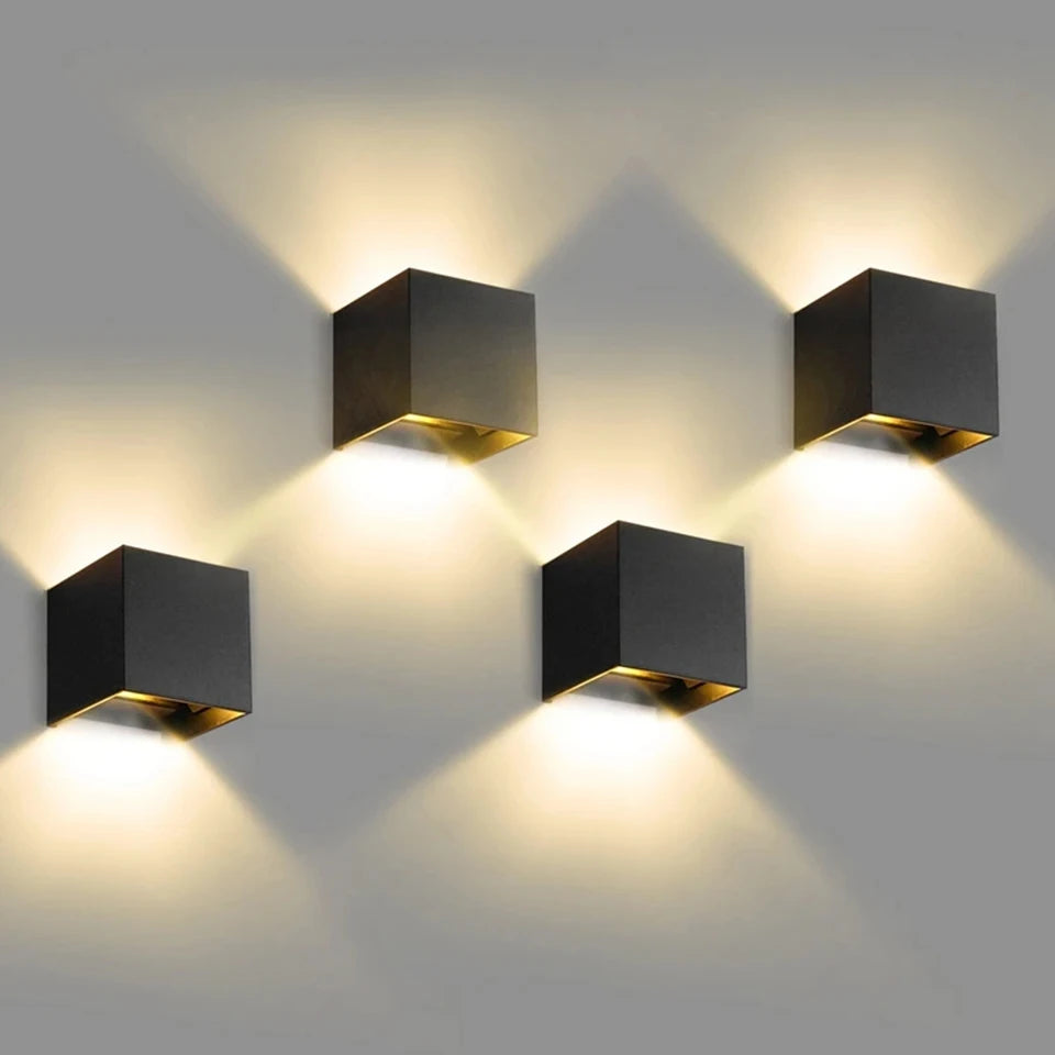 Modern Cube LED Wall Light