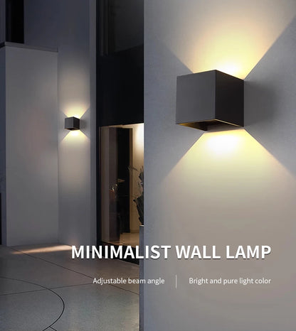 Modern Cube LED Wall Light