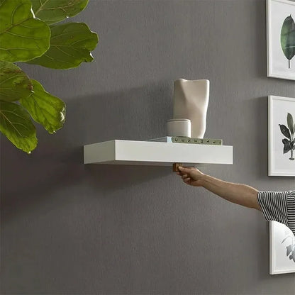 Floating Hidden Shelf With Secret Compartment