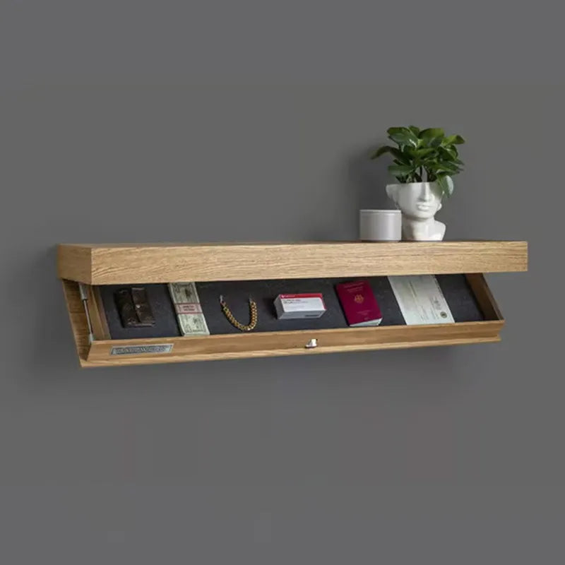 Floating Hidden Shelf With Secret Compartment