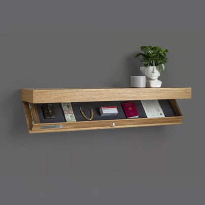 Floating Hidden Shelf With Secret Compartment