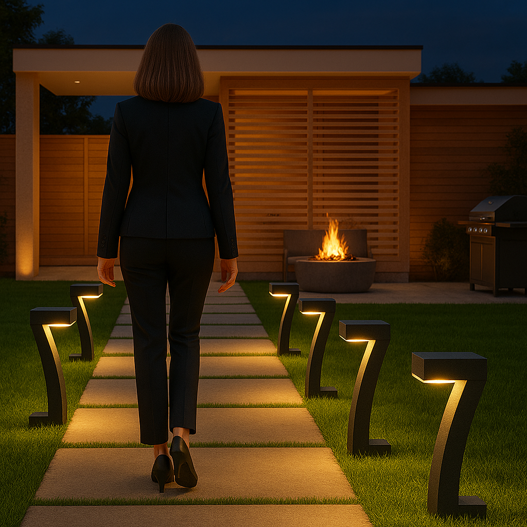 Automatic Waterproof Solar LED Garden Light